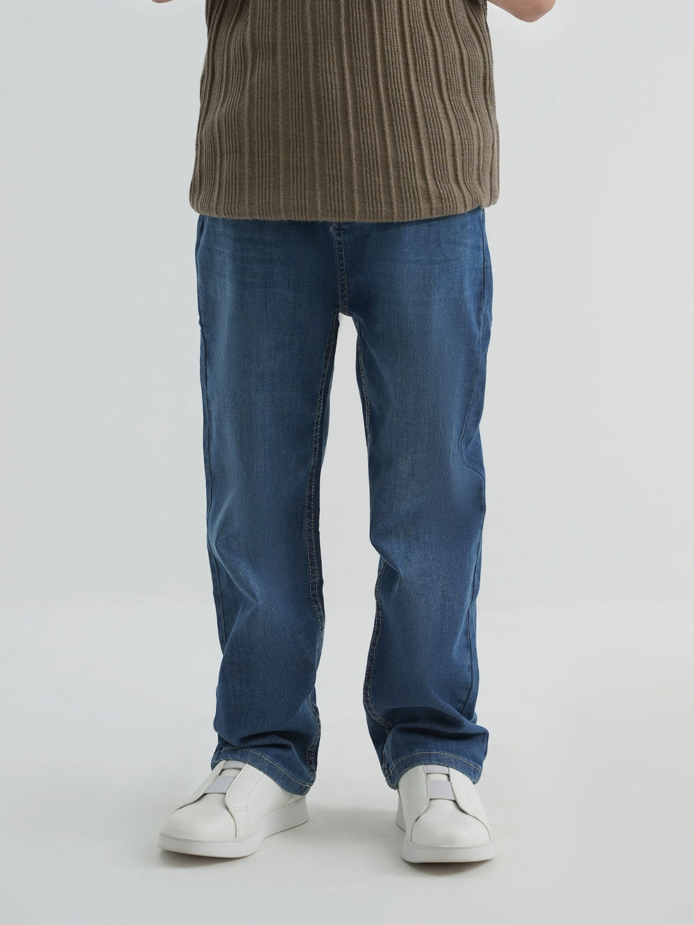 "BENED" Loose Fit Denim Pant