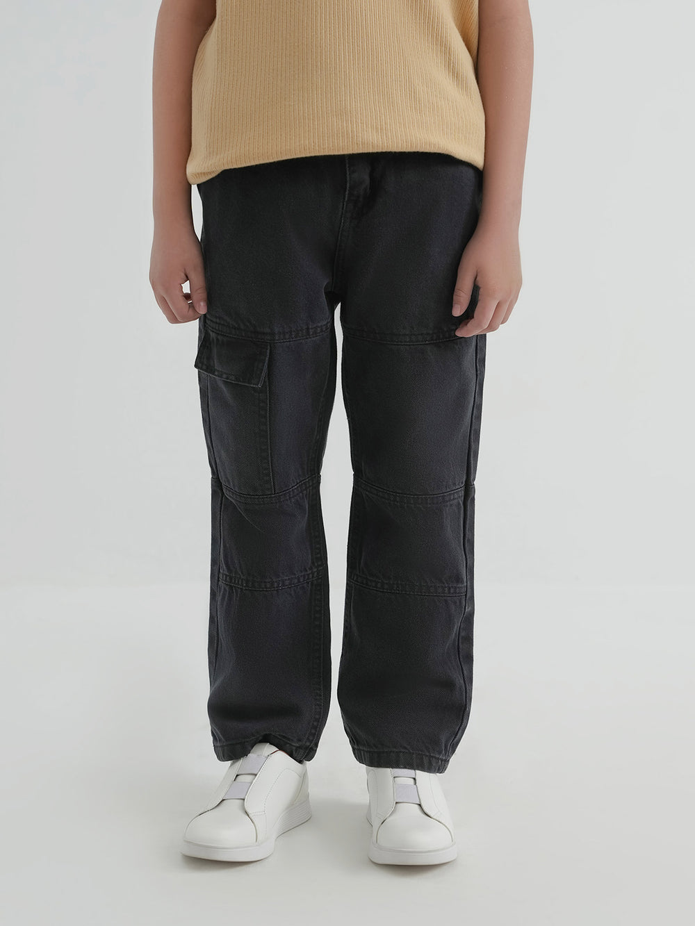"ANISE" Cargo Fit Denim Pant