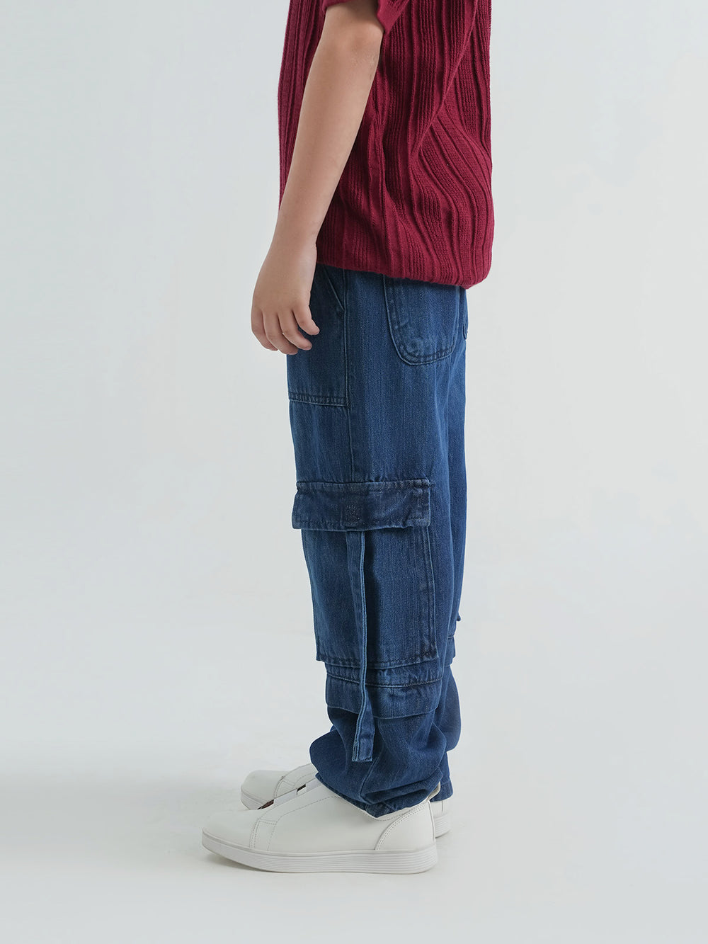 "MONTE" Cargo Fit Denim Pant