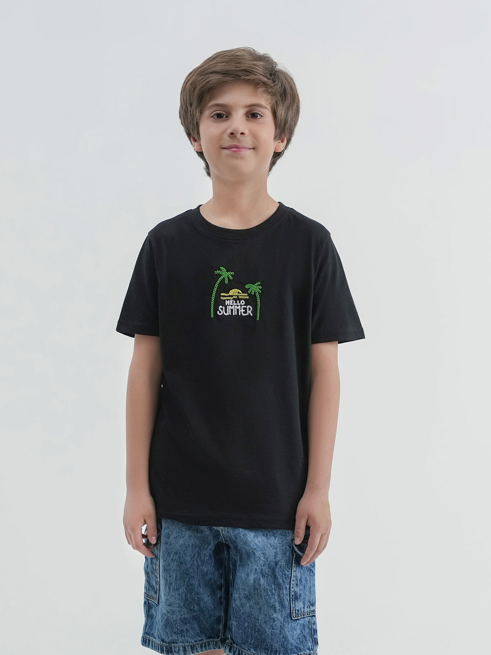 "JAZIEL" Regular Fit Graphic T-Shirt