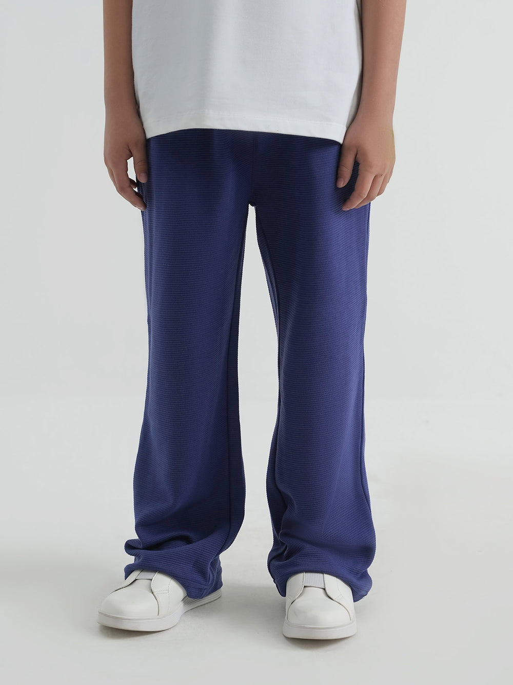 "VERA" Basic Regular Fit Jacquard Trouser