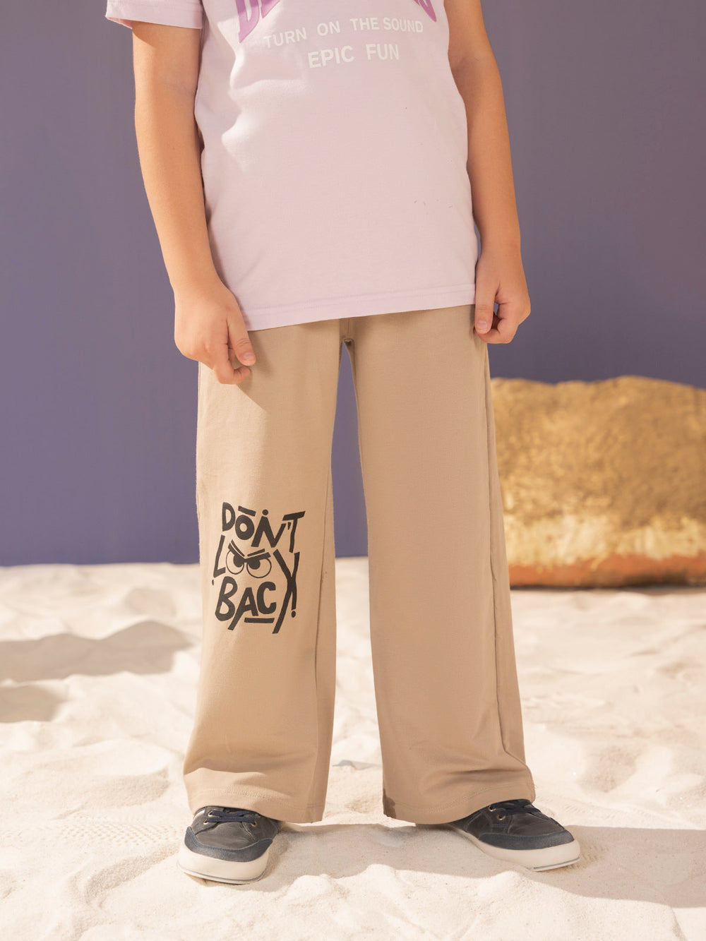 "JASIAH" Graphic Regular Fit Terry Trouser