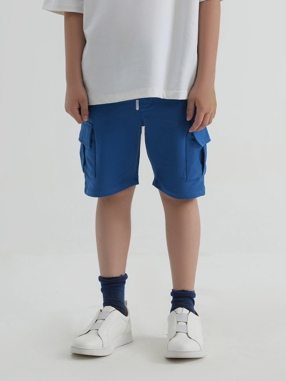 "PRANSH" Cargo Fit Terry Knits Shorts