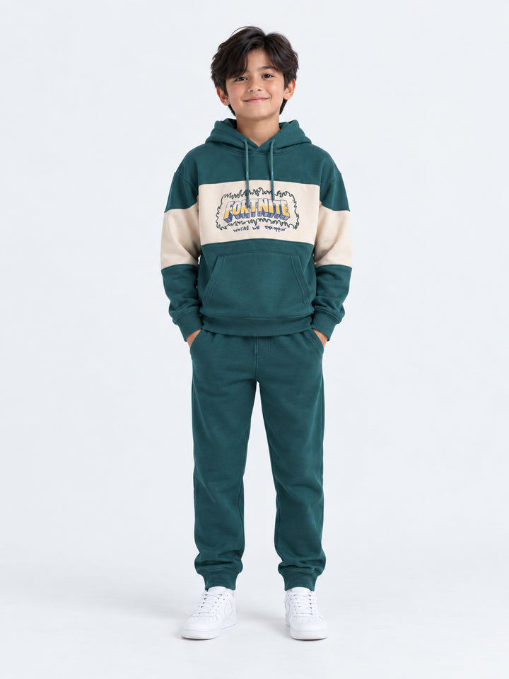 "SEBASTIAN" Trendy Graphic Fleece Track Suit