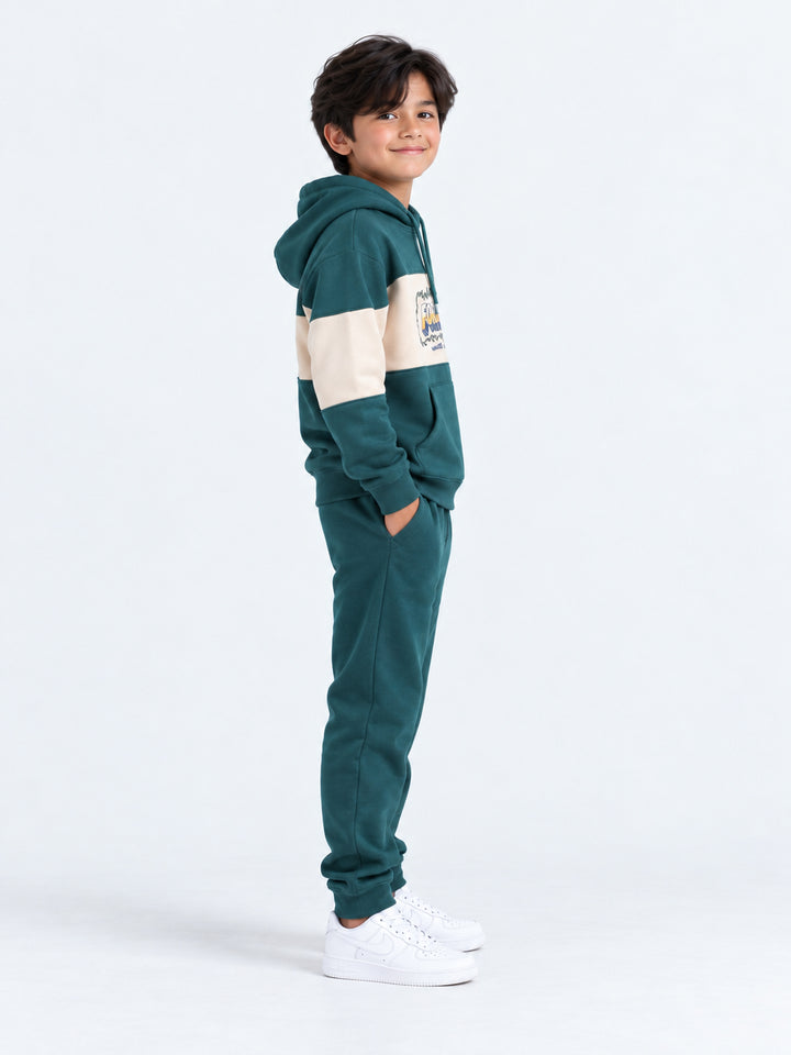 "SEBASTIAN" Trendy Graphic Fleece Track Suit