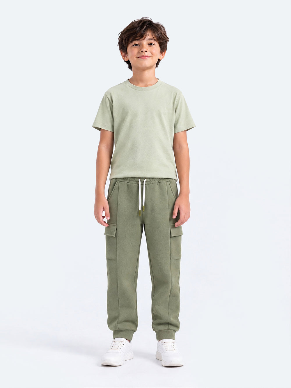"CARTER" Rugged Cargo Fleece Trouser