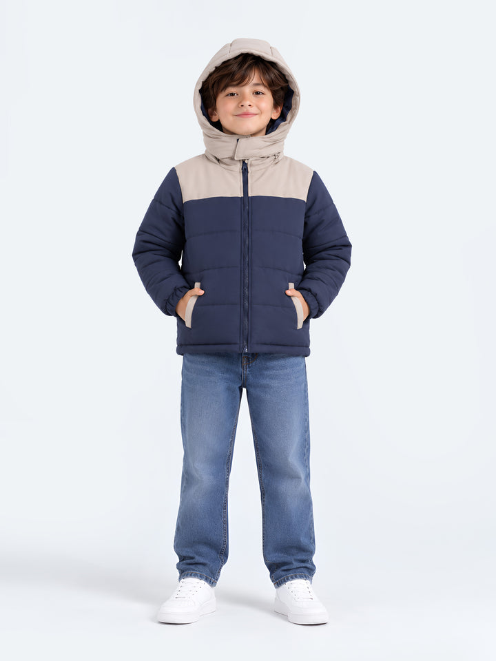 "ELIJAH" Stylish Hooded Puffer Jacket