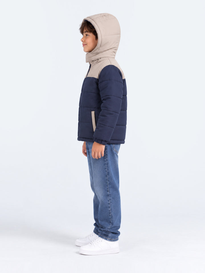 "ELIJAH" Stylish Hooded Puffer Jacket