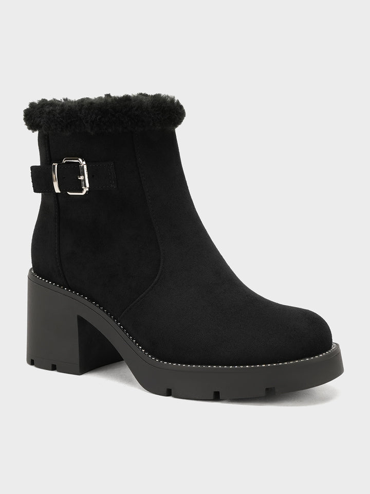 Women "AIYANA" Cozy Soft Ankle Boots