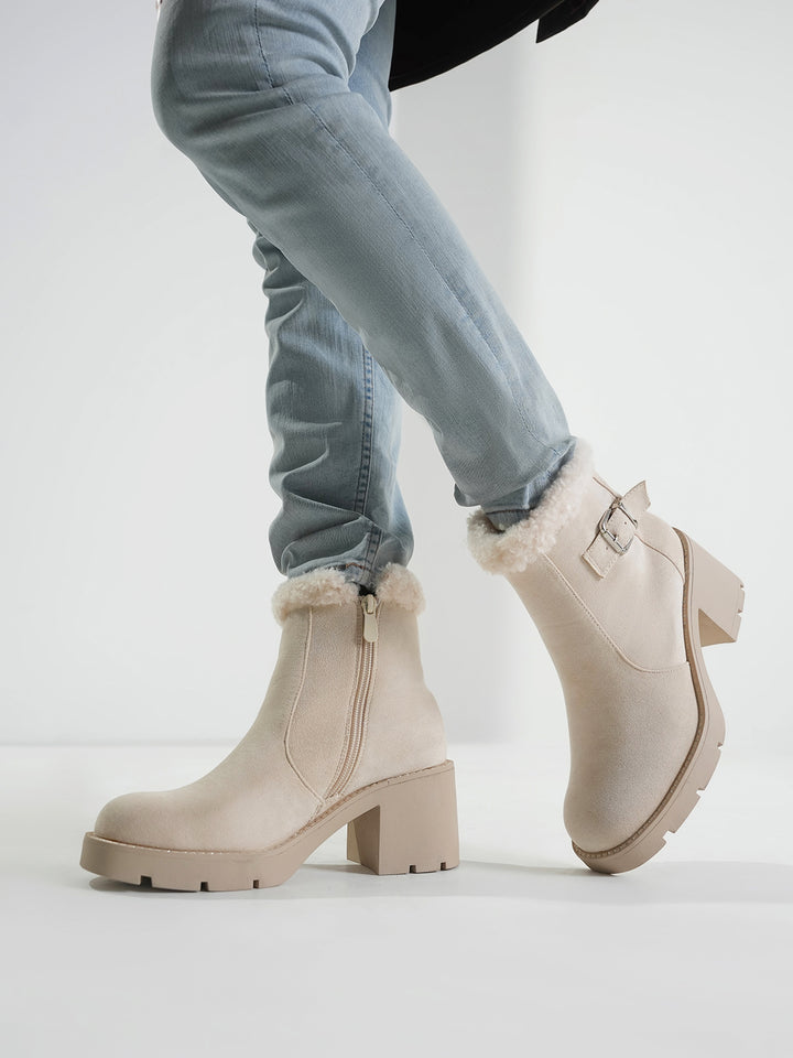 Women "AIYANA" Cozy Soft Ankle Boots