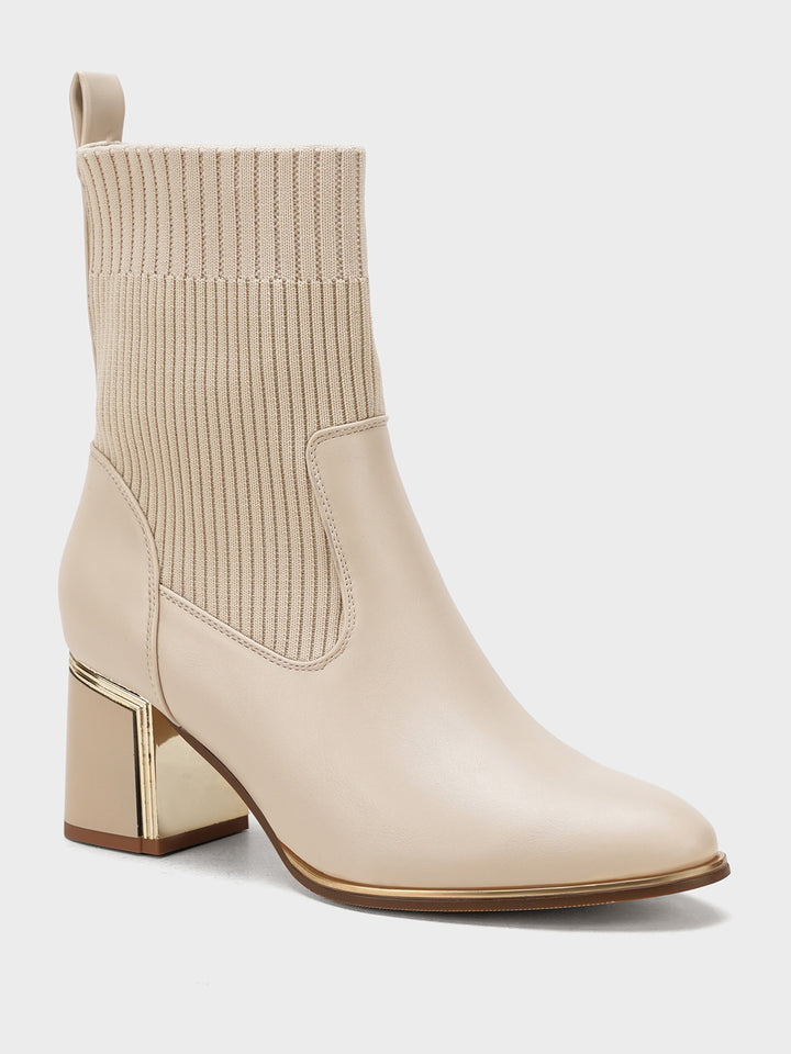 Women "AZALEE" Block Heel Ankle Boots