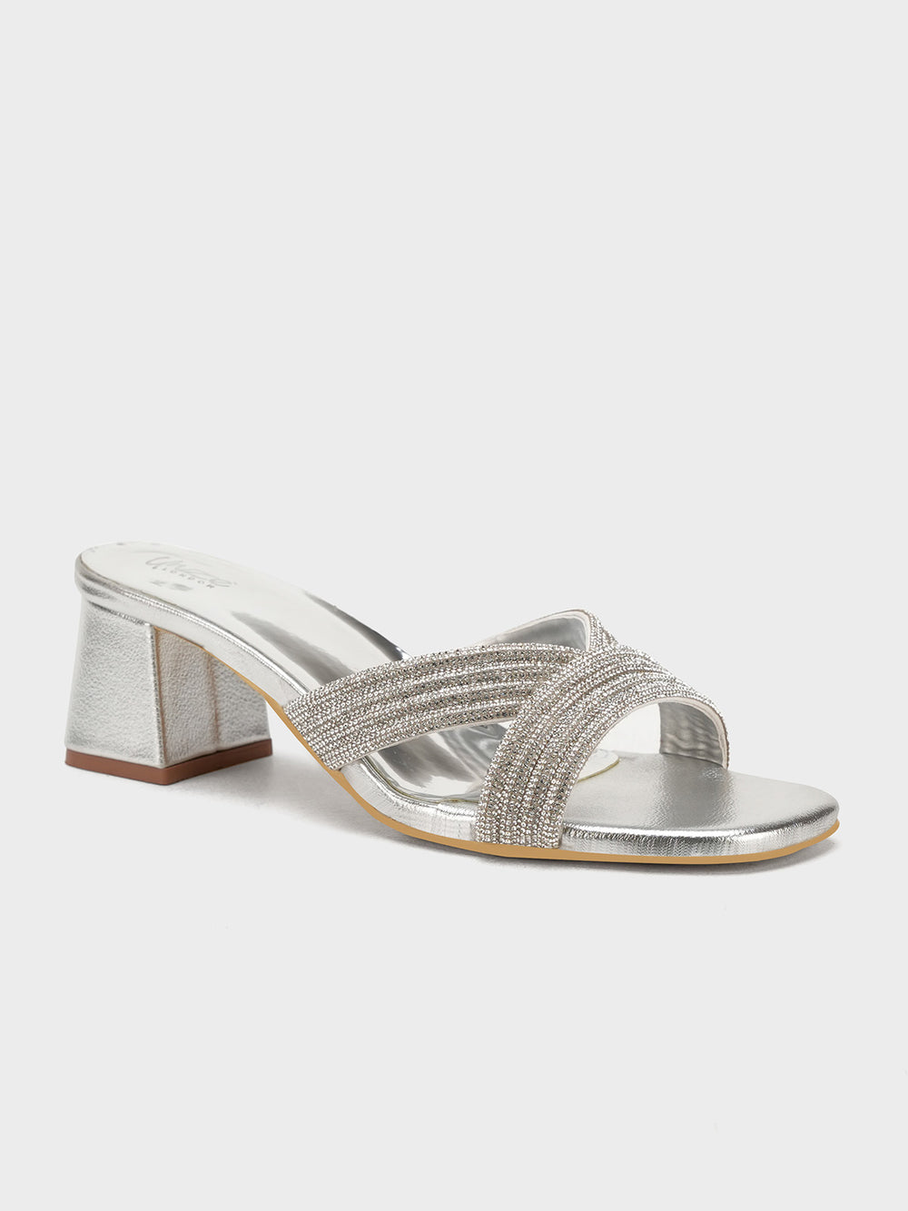 Women "CARISSA" Glamour Block Heel Sandals
