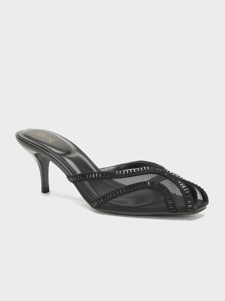 Women "SYLVAN" Open Toe Kitten Heel Sandals