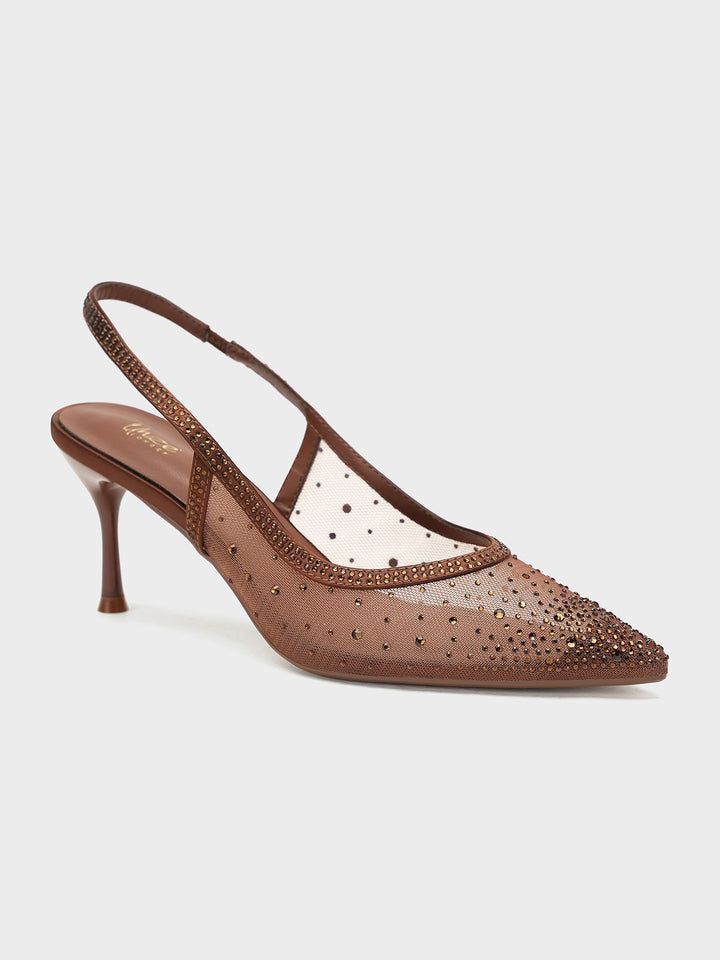 Women "BRENDA" Fancy Slingback Sandals