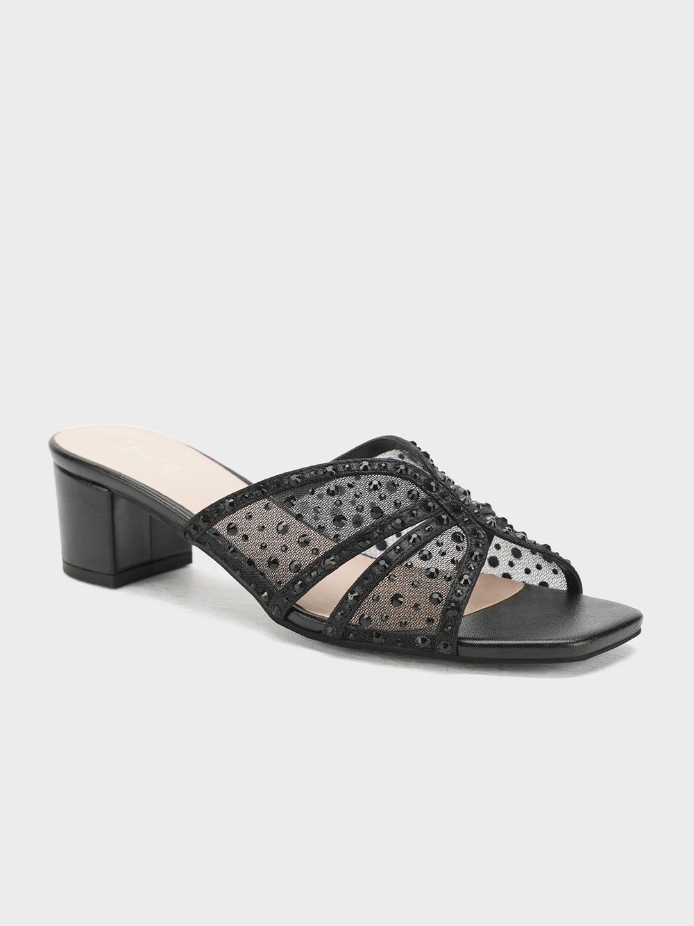 Women "ROSADO" Fancy Slip On Heel Sandals