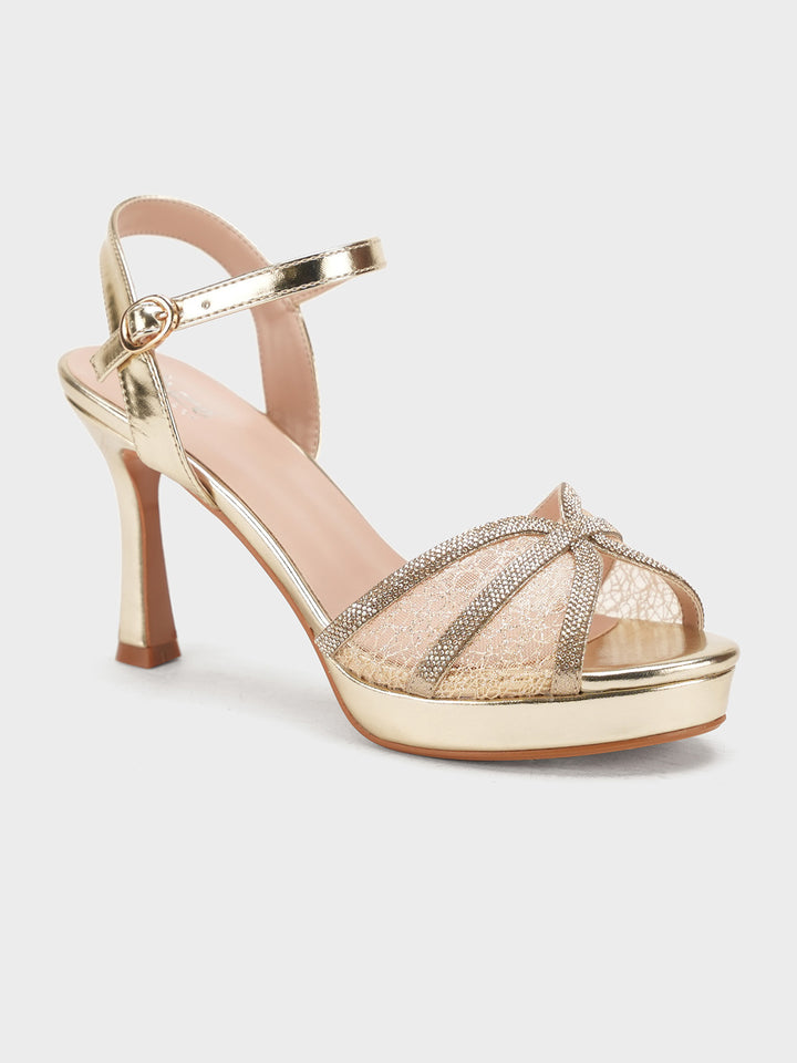 Women "MONET" Comfort Spool Heel Sandals