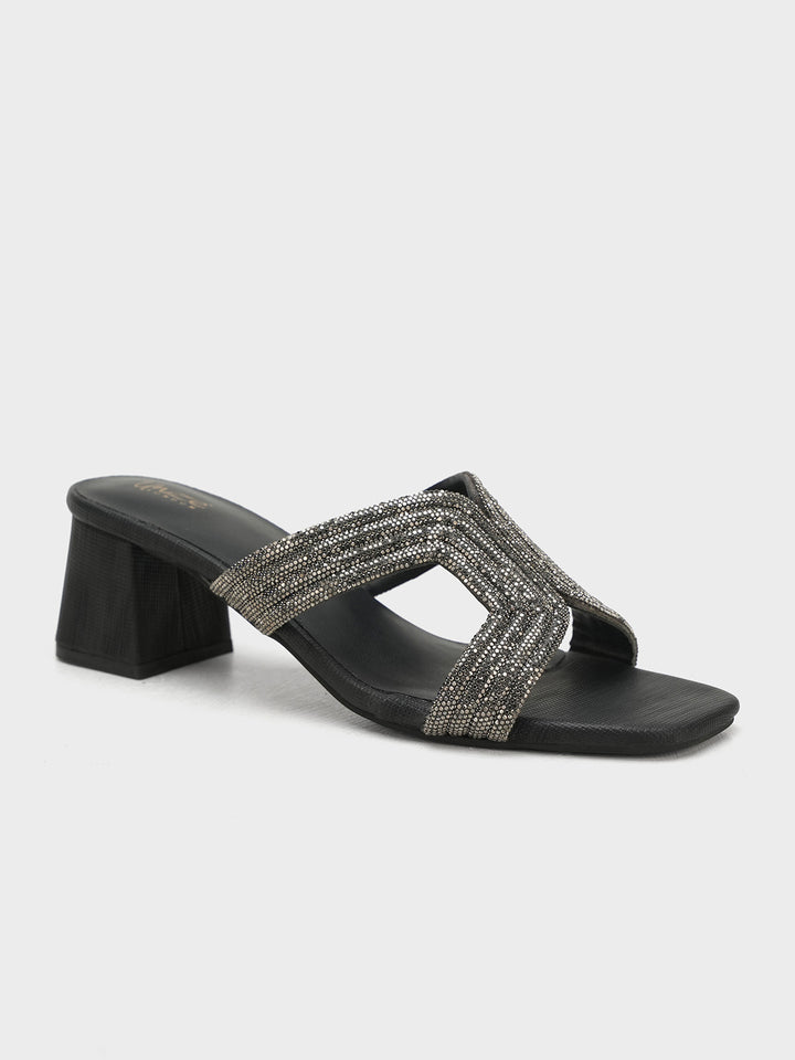 Women "EARTHA" Fancy Block Heel Sandals