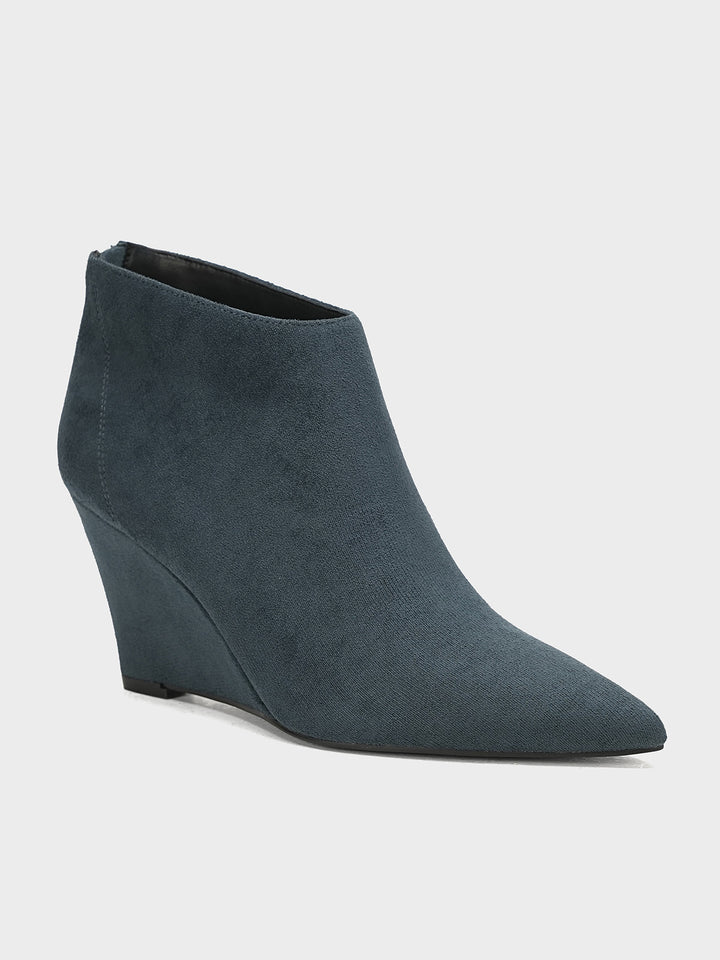 Women "ARIA" Comfort Wedge Ankle Boots