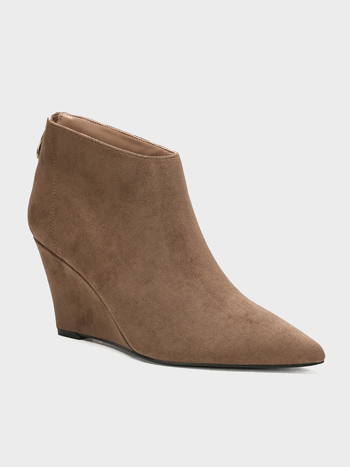 Women "ARIA" Comfort Wedge Ankle Boots