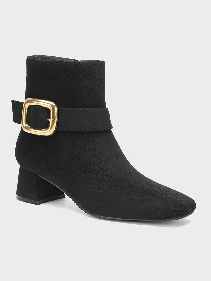 Women "CHLOE" Comfort Block Heel Boots