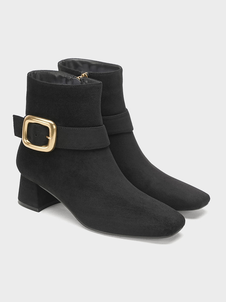 Women "CHLOE" Comfort Block Heel Boots