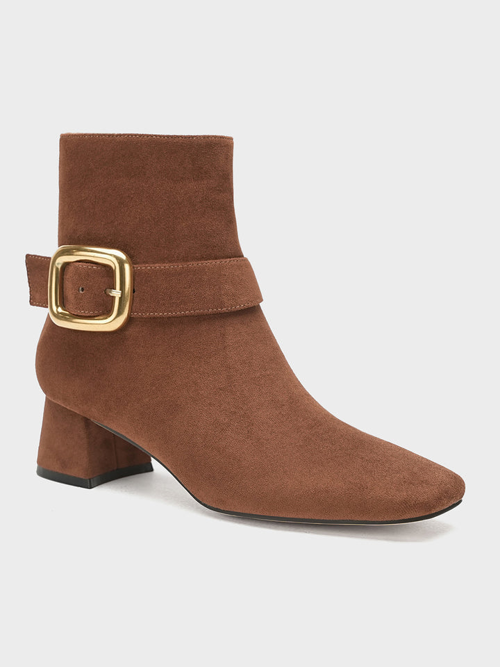 Women "CHLOE" Comfort Block Heel Boots