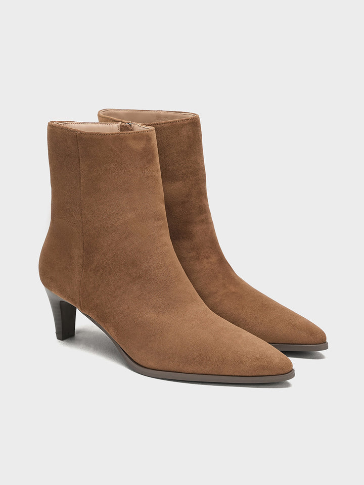 Women "NAOMI" Classic Kitten Heel Ankle Boots