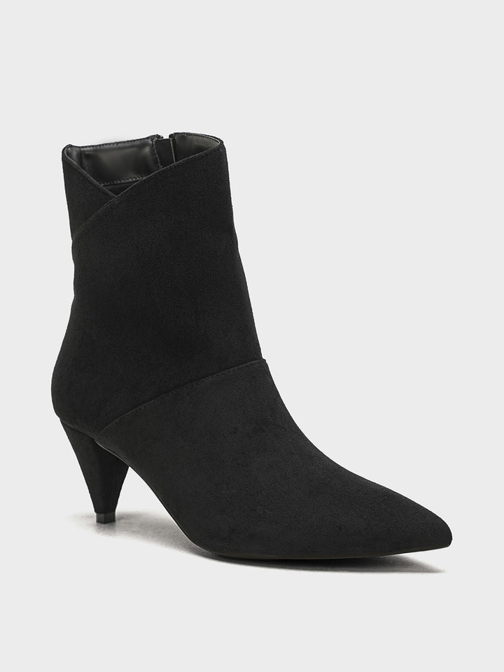 Women "LILLIAN" Kitten Heel Ankle Boots