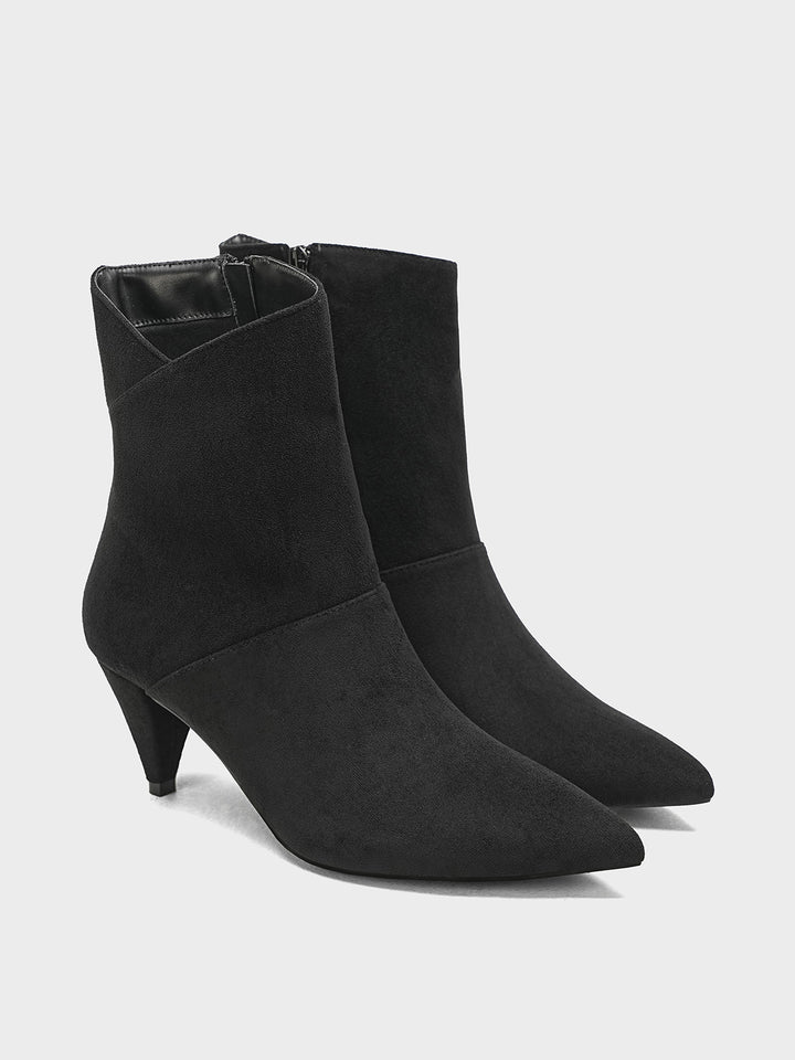 Women "LILLIAN" Kitten Heel Ankle Boots