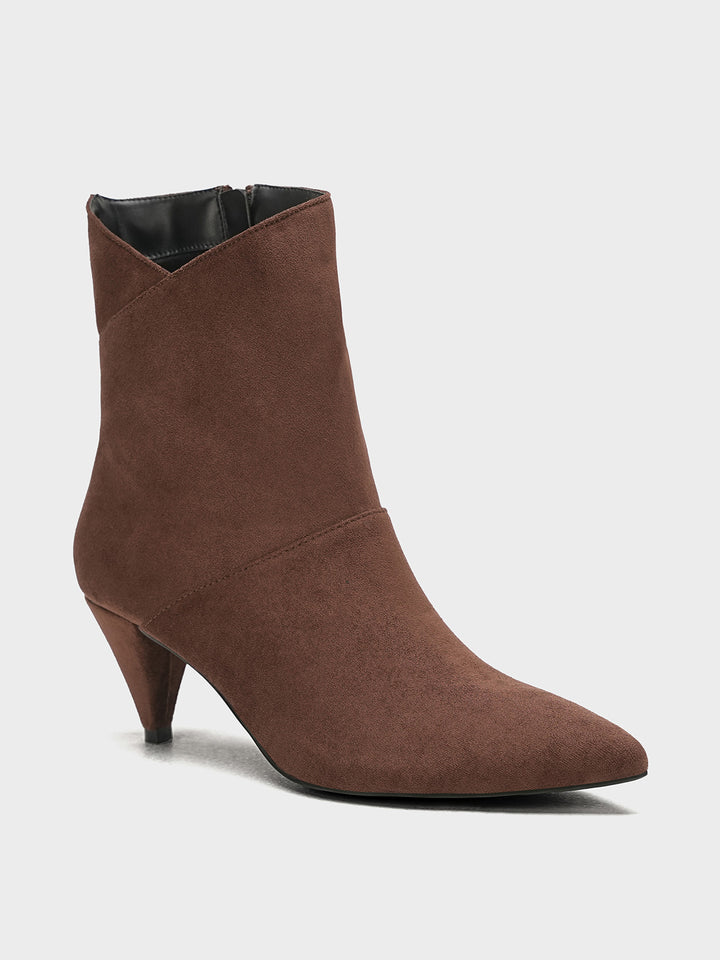 Women "LILLIAN" Kitten Heel Ankle Boots