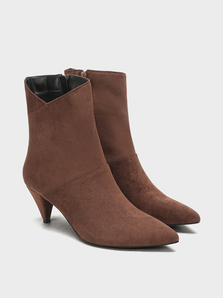 Women "LILLIAN" Kitten Heel Ankle Boots