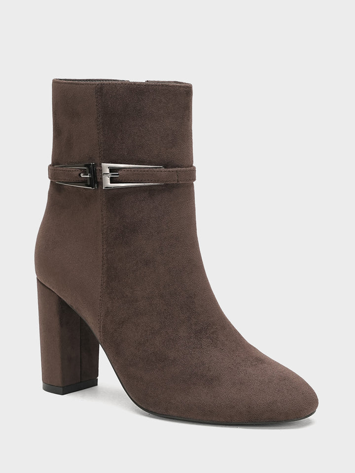 Women "MYLA" Long Chunky Heel Boots