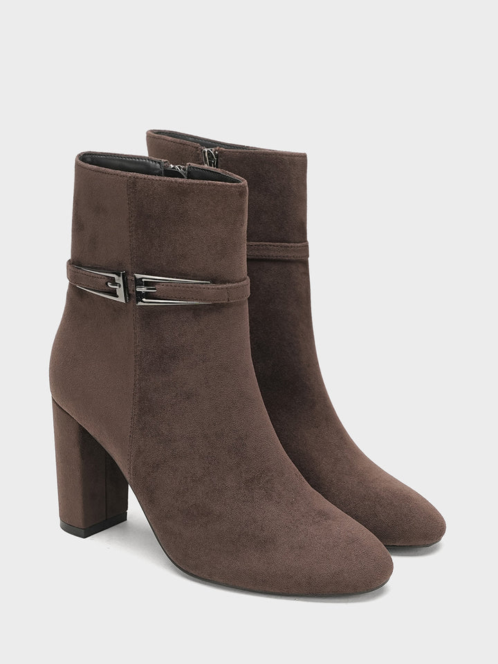 Women "MYLA" Long Chunky Heel Boots