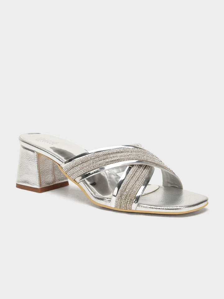 Women "CLARKE" Stunning Fancy Slip On Sandals