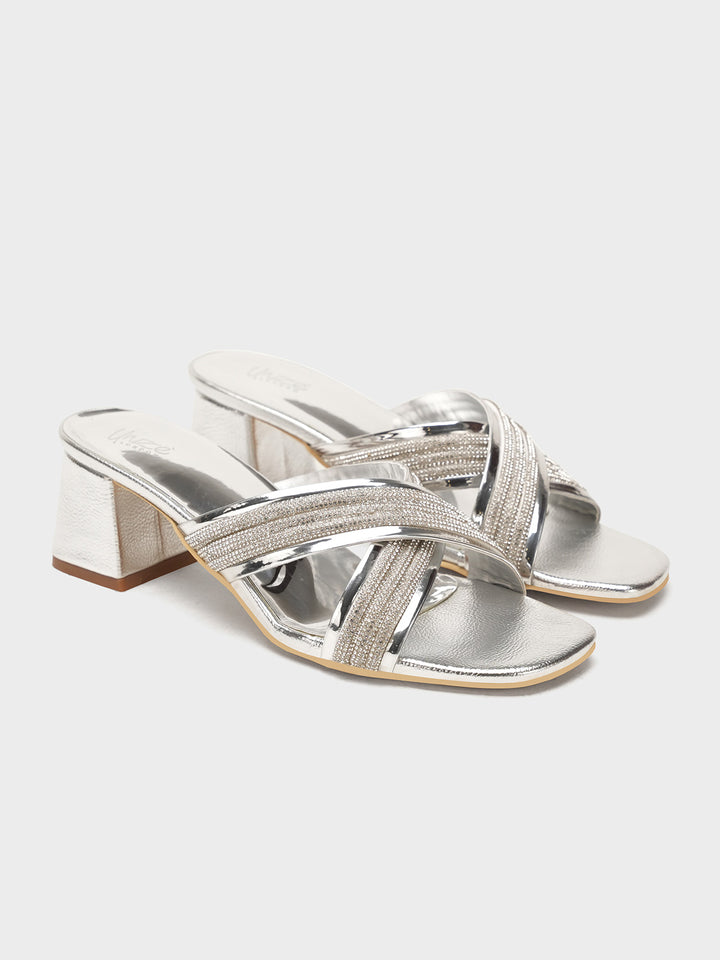 Women "CLARKE" Stunning Fancy Slip On Sandals