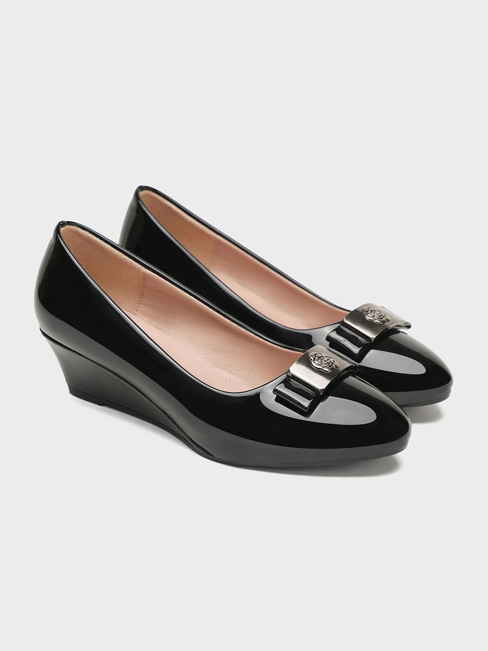 Women "RENU" Comfortable Wedge Heel Courts