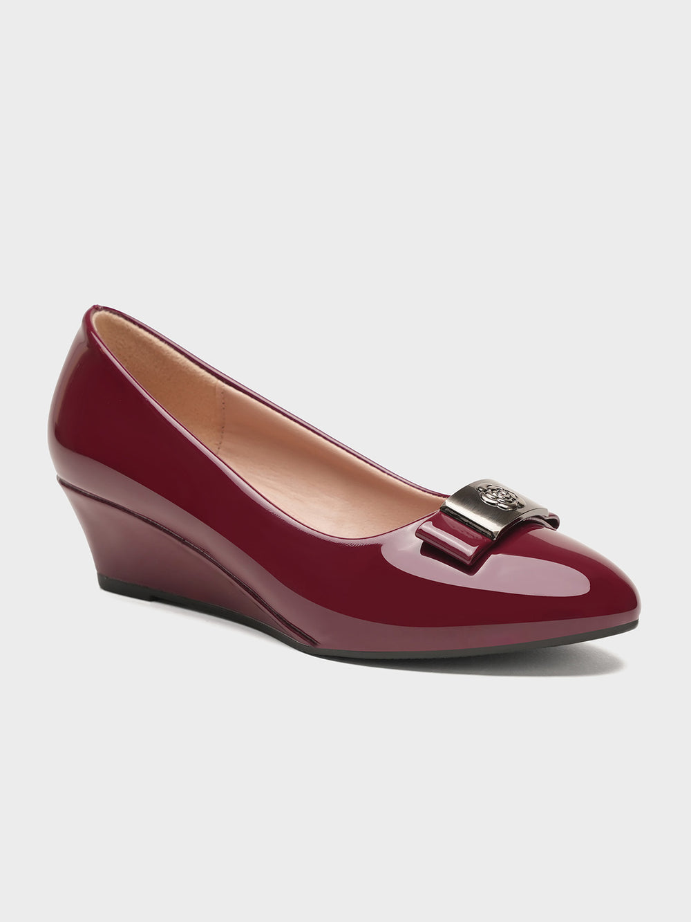 Women "RENU" Comfortable Wedge Heel Courts