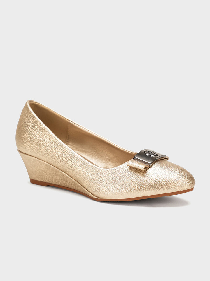 Women "RENU" Comfortable Wedge Heel Courts