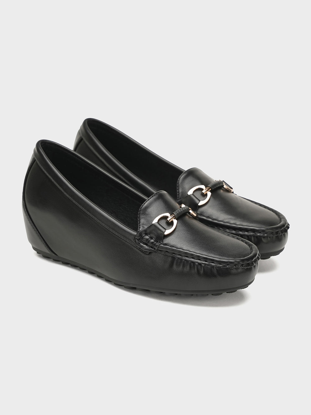 Women "KRITIKA" Casual Wedge Heel Moccasins