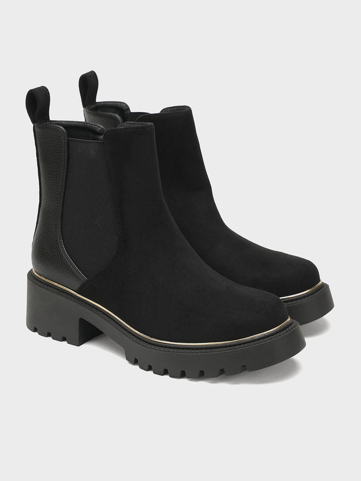 Women "PIHU" Elegant Block Heel Boots