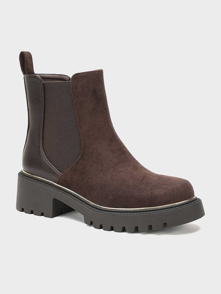 Women "PIHU" Elegant Block Heel Boots