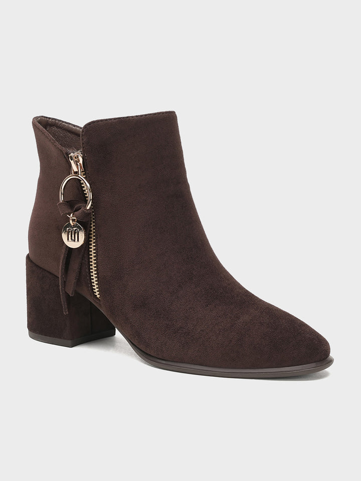 Women "KAIRAV" Side Zip Detail Ankel Boots