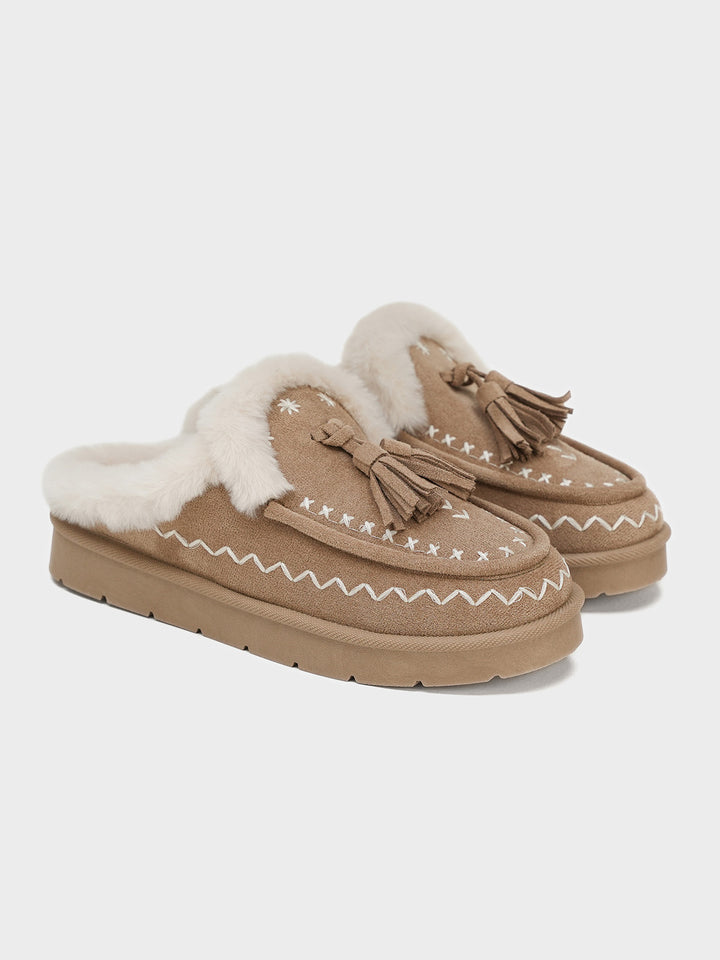 Women "AVIKA" Soft Suede Fur Boots