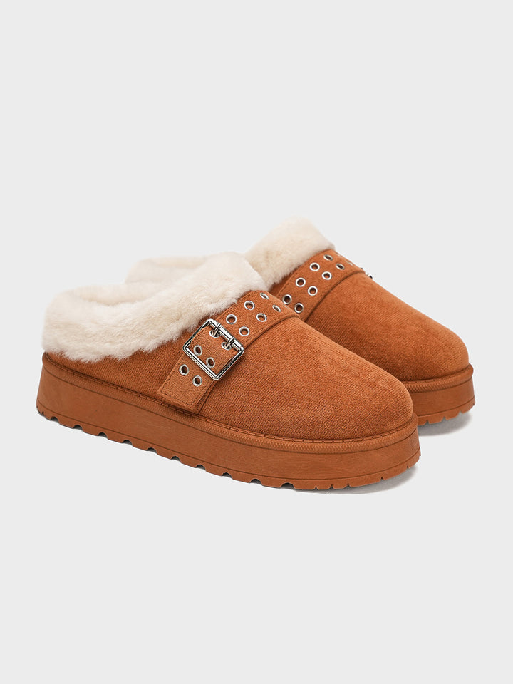 Women "AVNI" Warm Suede Fur Boots
