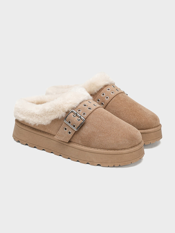 Women "AVNI" Warm Suede Fur Boots