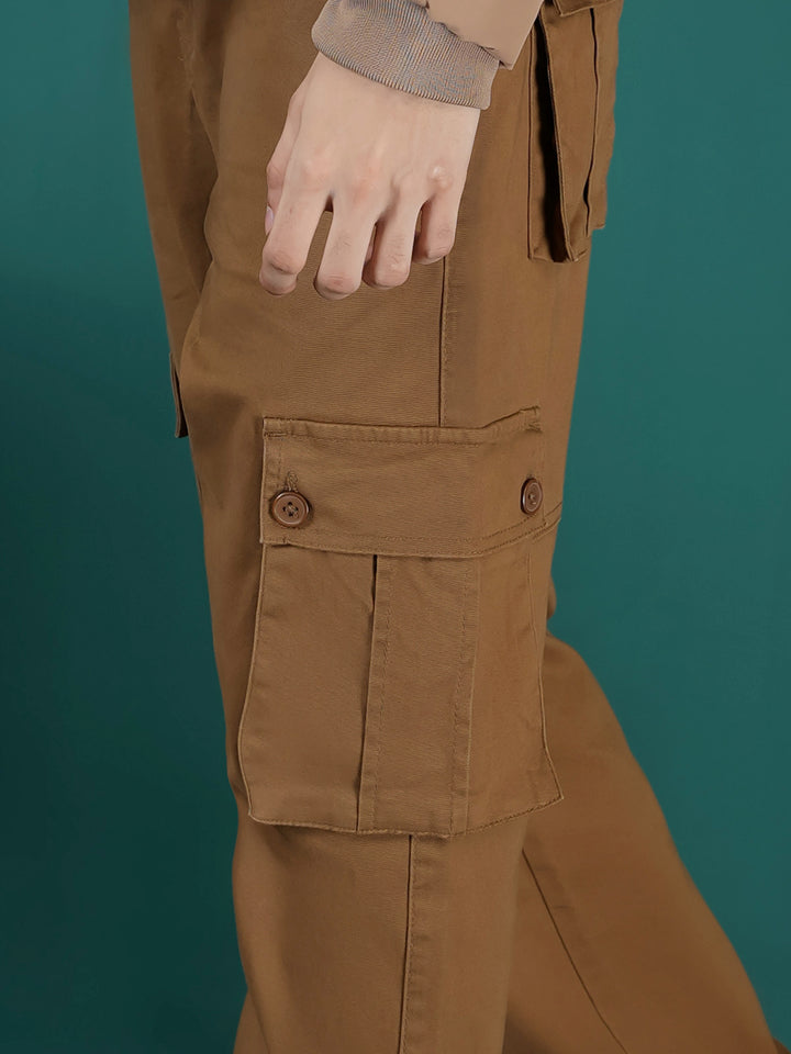 "AINSLEY" Woven Cargo Twill Trousers