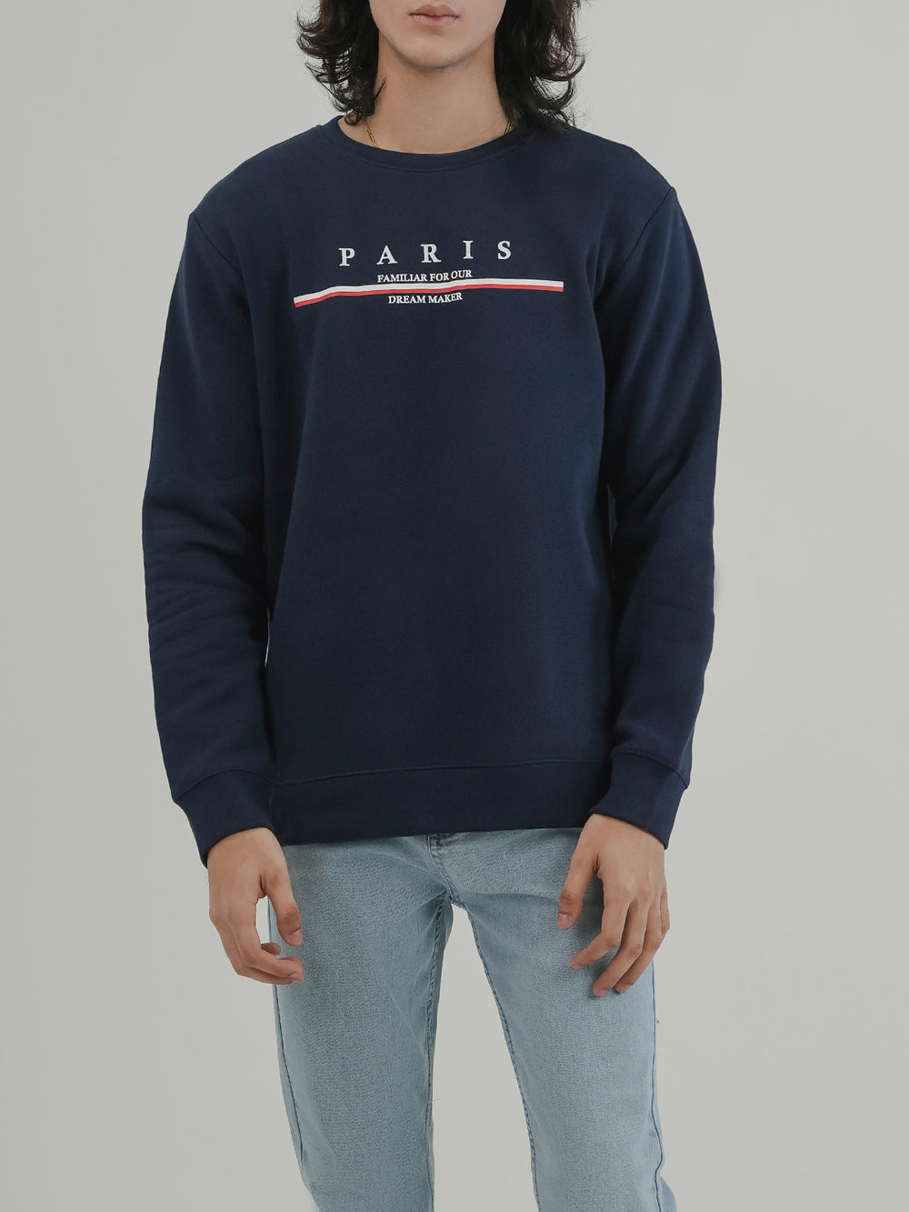 "CRUISE" Regular Fit Fleece Sweatshirt