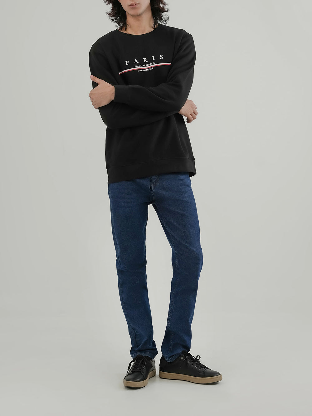 "CRUISE" Regular Fit Fleece Sweatshirt