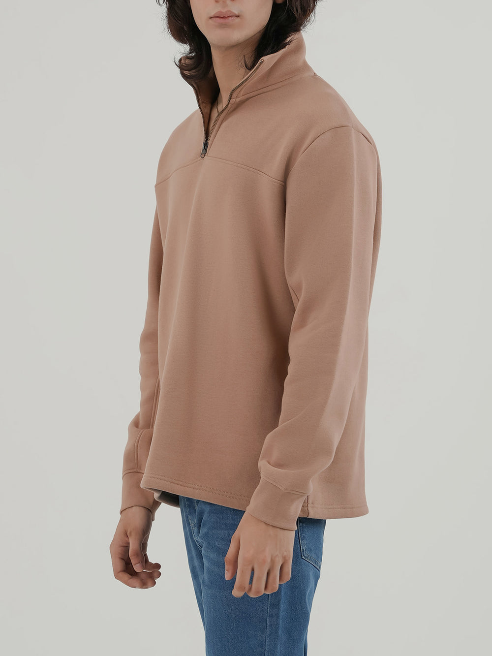 "CITRINE" Regular Fit Fleece Sweatshirt