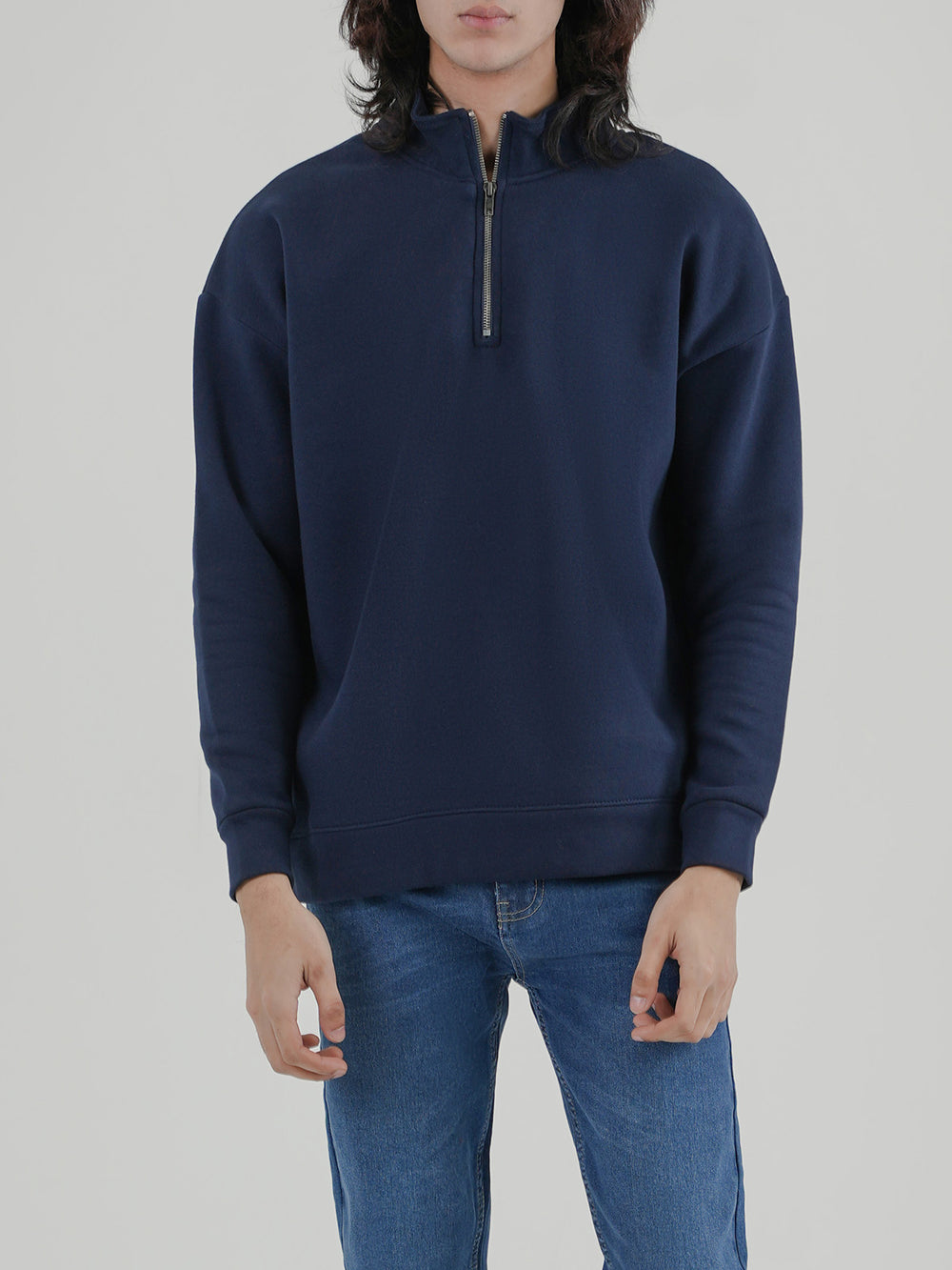 "CHELSA" Drop Shoulder Fleece Sweatshirt